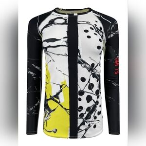 S-L.NYC "Tape Rock" UPF 50+ Stretchy Fitted Long Sleeve Womens Tee